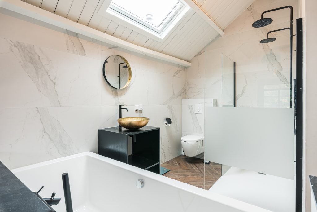 Suite PVC vloer Marmerlook tegels