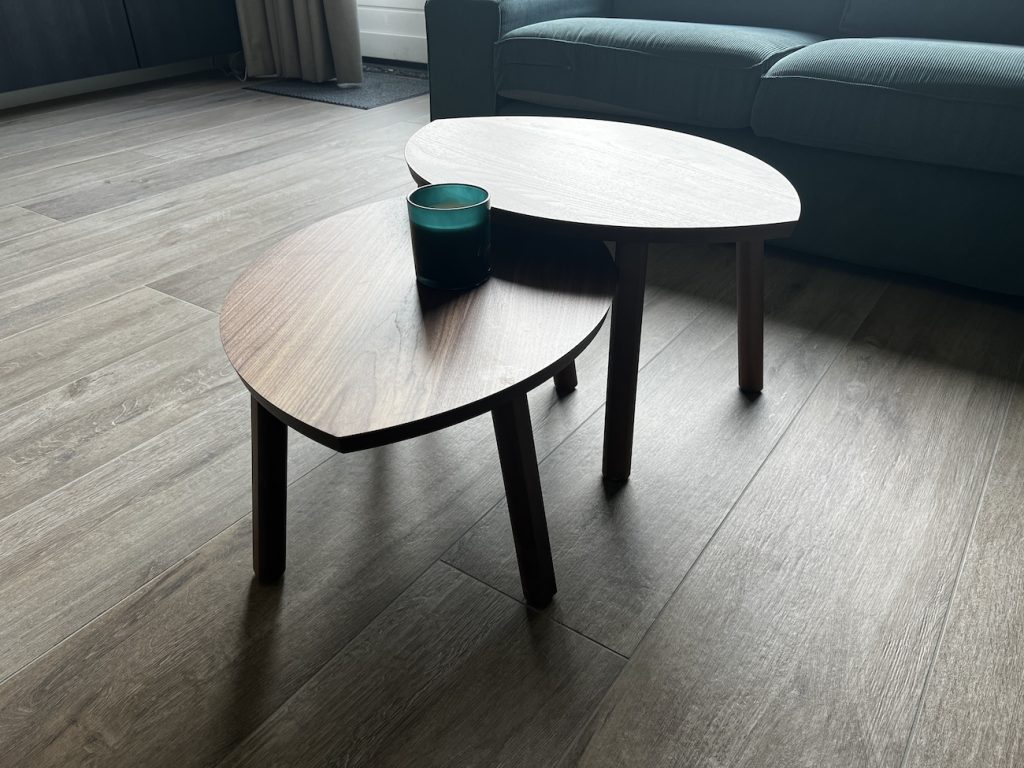 Woonkamer keramisch parket tegels