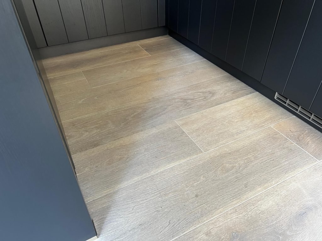 Houtlook tegels keramisch parket keuken